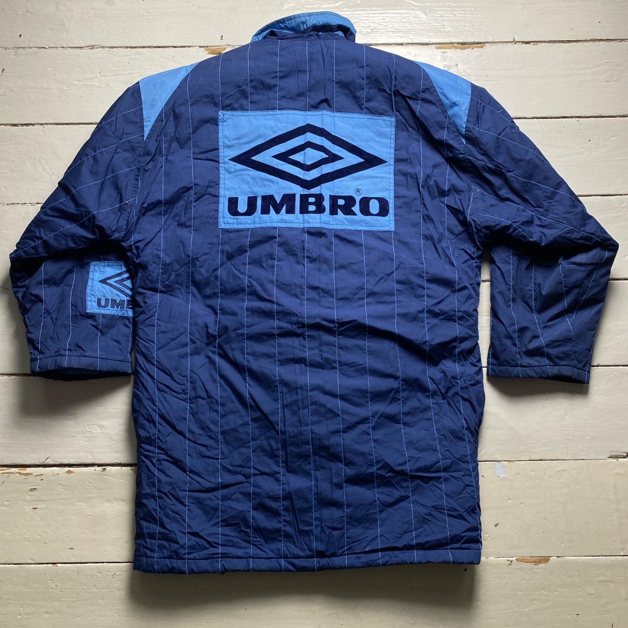 Umbro Vintage 90’s Long Football Jacket Blue