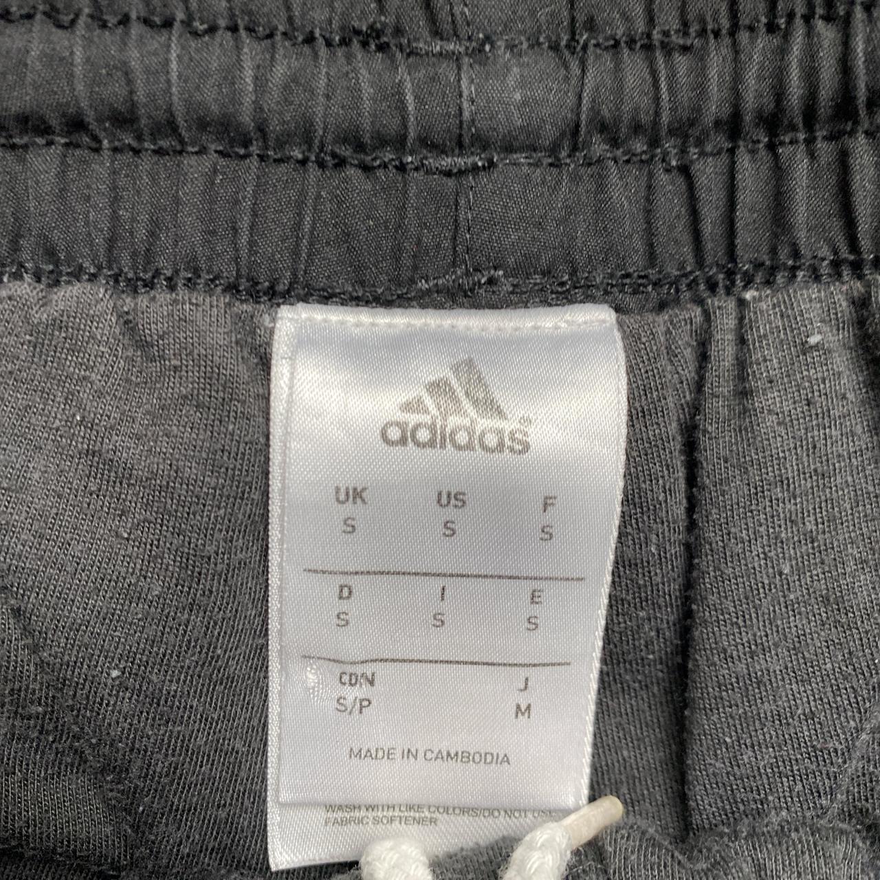 Adidas Black and White Shell Trackpant Bottoms