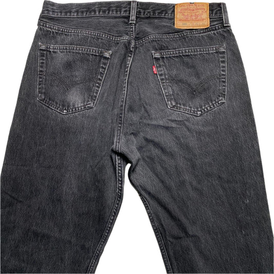 Levis 501 Vintage Grey Baggy Jeans (W 36)