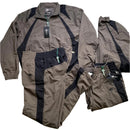 Vicinity Brown and Black Nylon Shell Full Tracksuit (M/L)