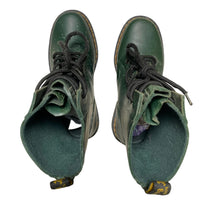 Dr Martens High Boots Bottle Green Rubber Womens (UK 4)