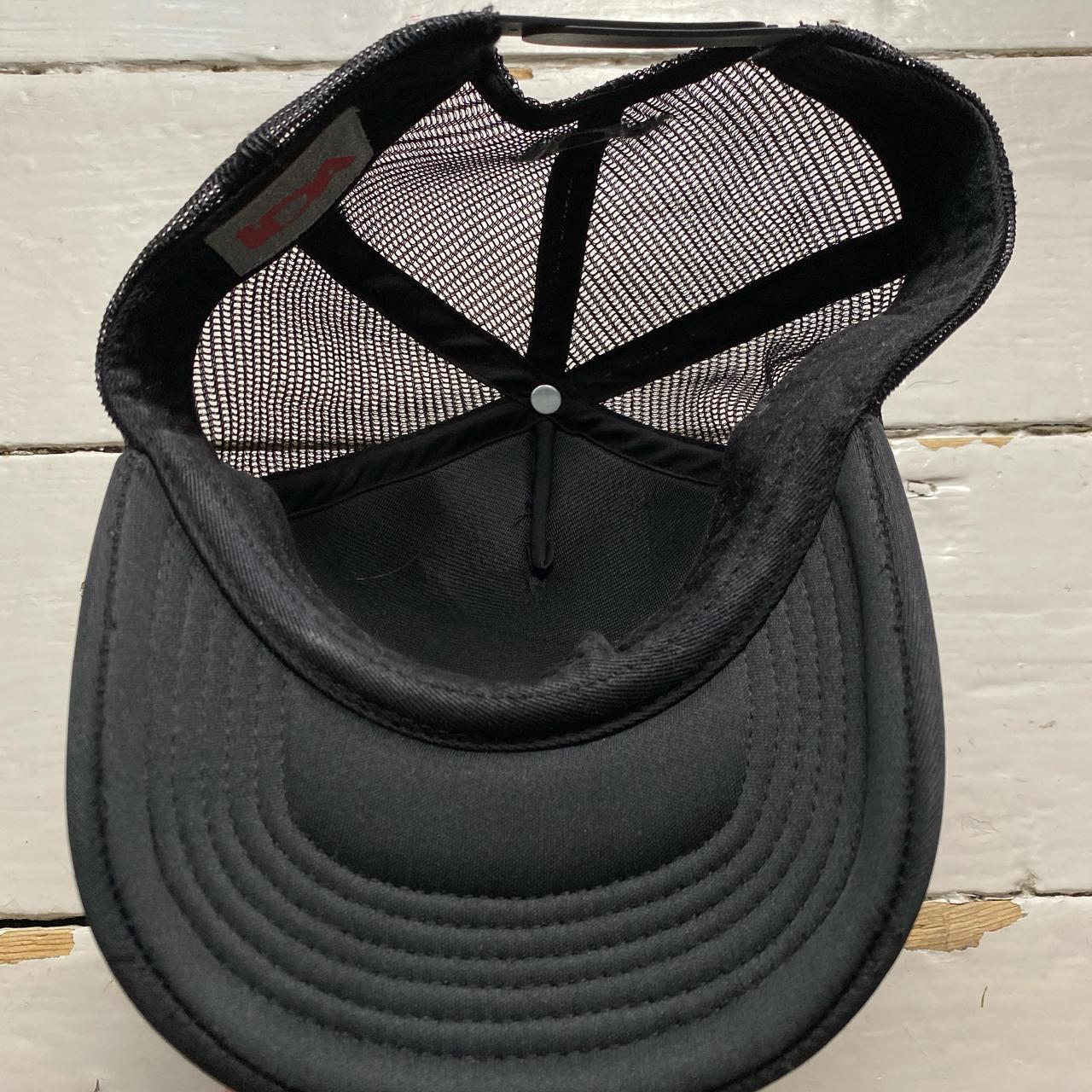 IDA Supply Black and Silver Reflective f&f Cap