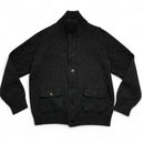 CP Company Vintage Grey Wool Button Up Jumper (XL)