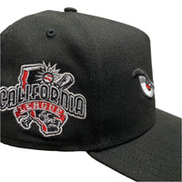 Lake Elsinore Eyes New Era MLB Baseball Cap Black White and Red
