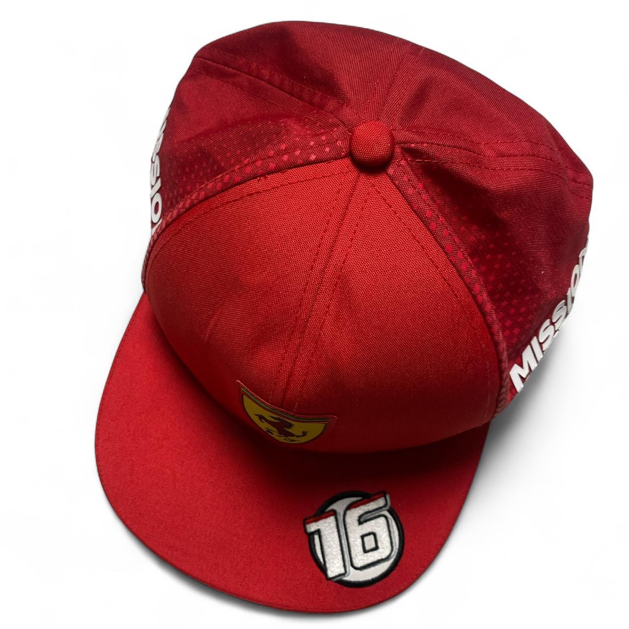 Ferrari Red and Yellow Badge Logo Cap