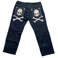 Crown Collective Baggy Skull Jeans (44W)