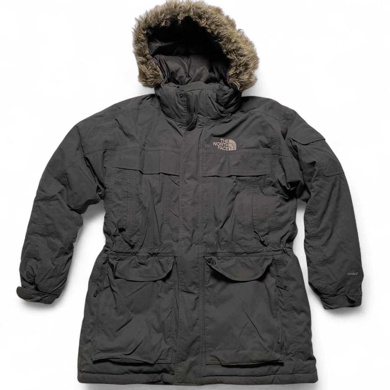The North Face Grey Parka Coat