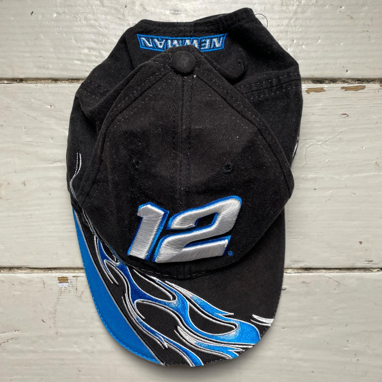 NASCAR Penske Racing Newman Number 12 Black and Blue Cap