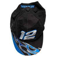 NASCAR Penske Racing Newman Number 12 Black and Blue Cap