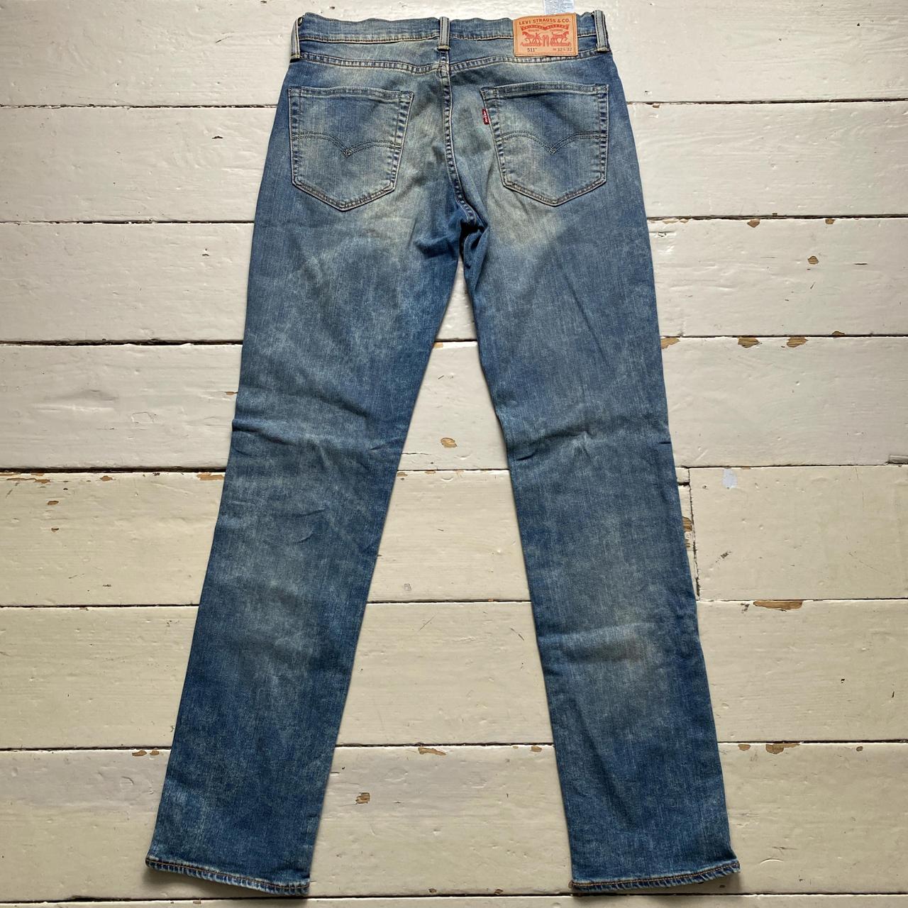 Levis 511 Light Blue Stonewash Jeans