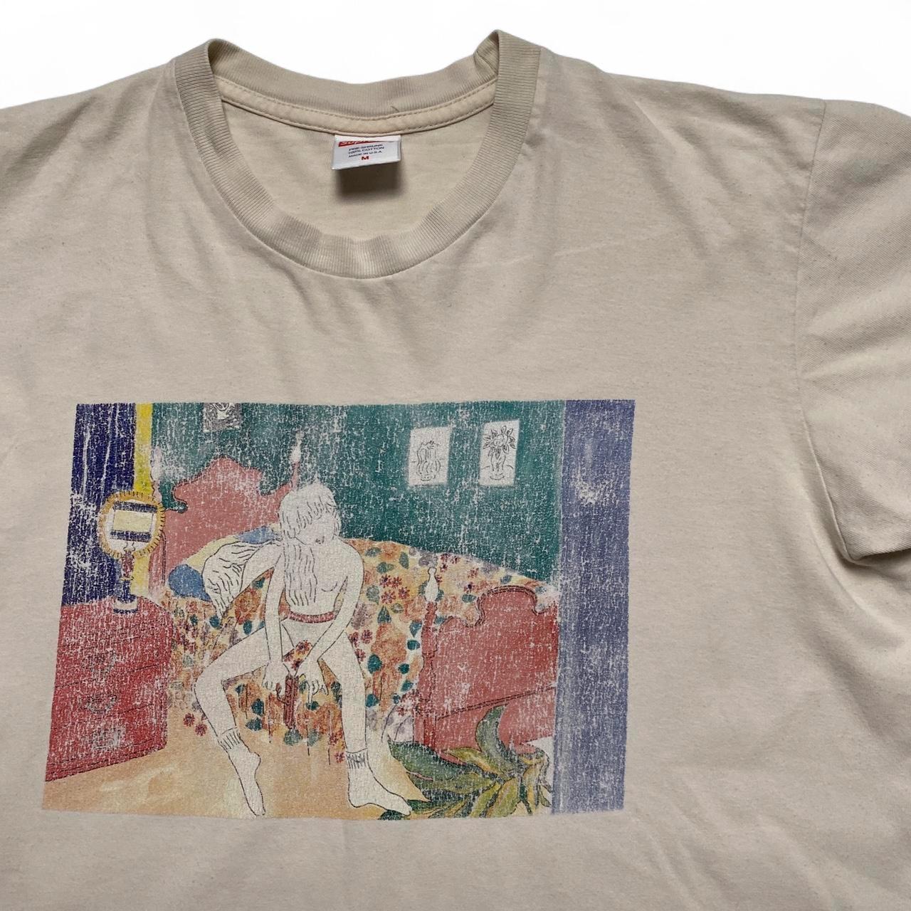 Supreme Bedroom Art Gun T Shirt Cream White (M)