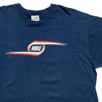 Nike Vintage 90’s Y2K Navy White and Red T Shirt (XL)