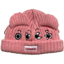 Charles Jeffrey Loverboy Pink Cartoon Creature Beanie Hat (XS/S)