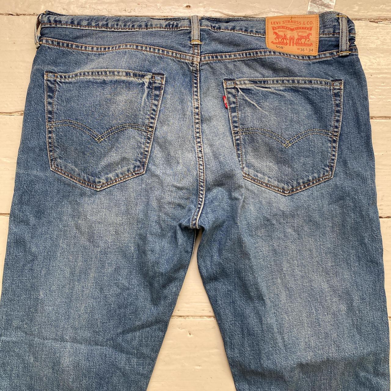 Levis 508 Light Blue Straight Fit Jeans