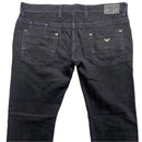 Armani Black Comfort Fit Baggy Jeans (38W)