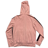True Religion Pink and Silver Horseshoe Plaque Hoodie (S)
