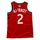 Nike Toronto Raptors AJ Tracey NBA swingman jersey red and black (M)