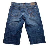 Paul Smith Red Ear Jort Baggy Jean Cut Down Shorts (34W)