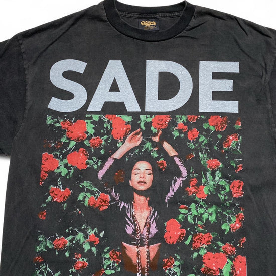 Sade Vintage 90’s Kiss Of Life Single Stitch Black T Shirt