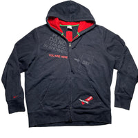 Nike Hackney Marshes Football Vintage y2k Black and Red Hoodie (XL)