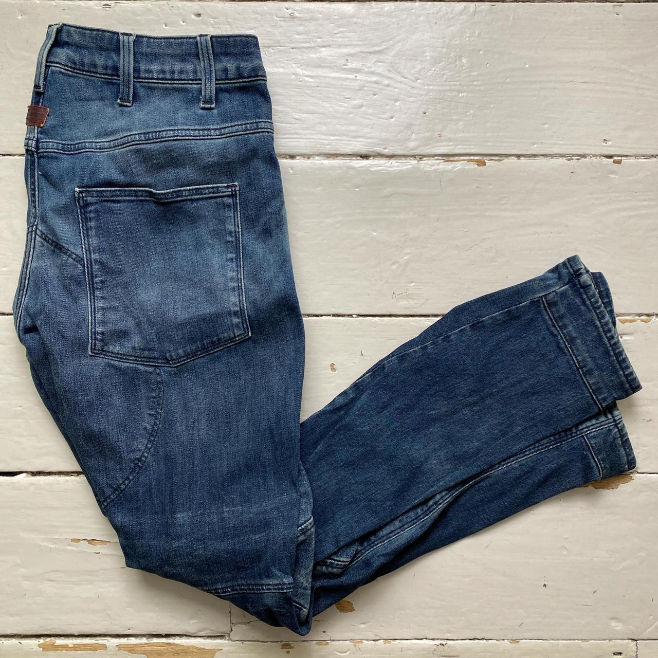 G Star Blue Twisted Jeans