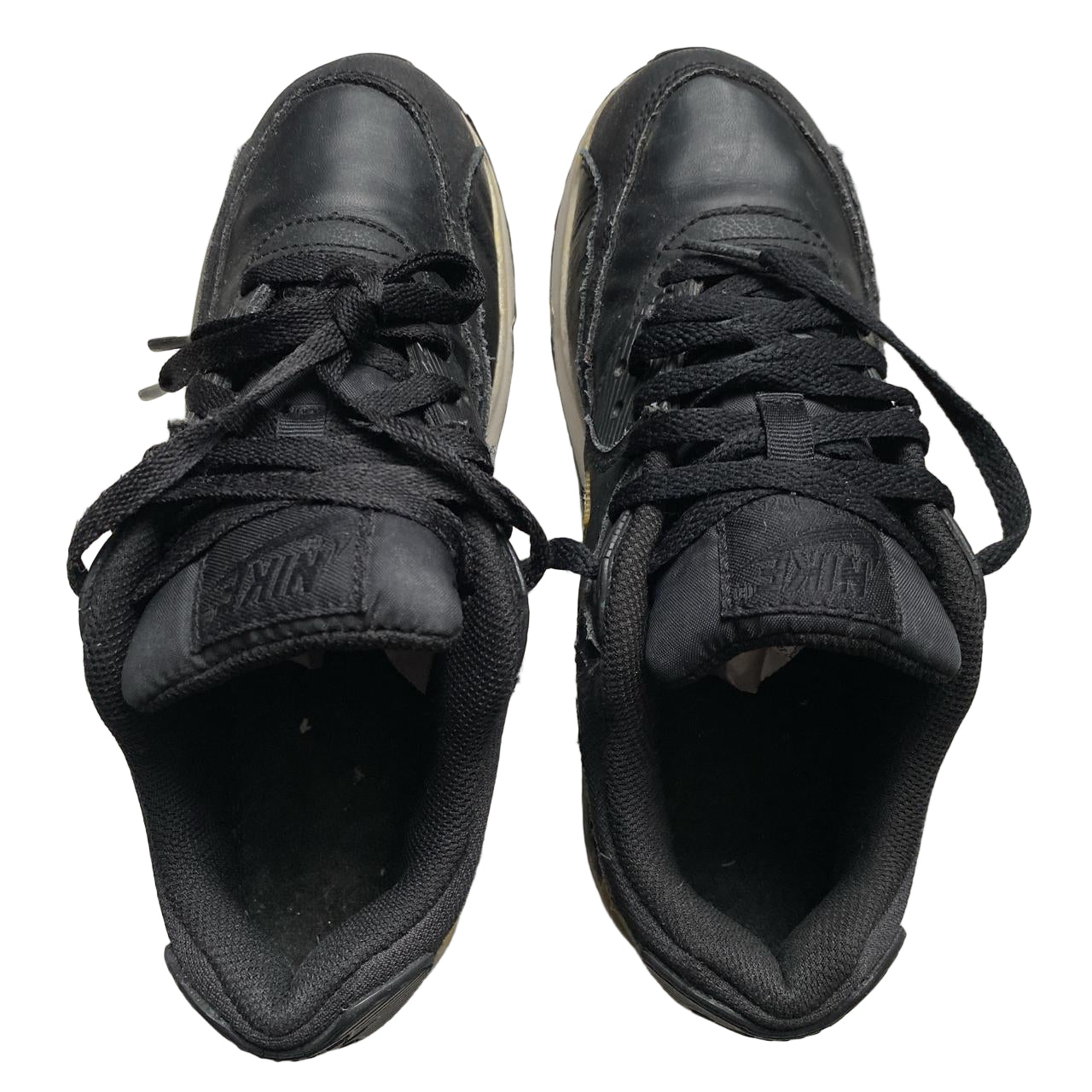 Nike Air Max 90 Black and Iridescent Swoosh (UK 5.5)