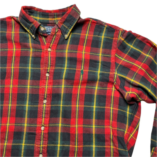Polo Ralph Lauren Plaid Long Sleeve Heavy Shirt (L)