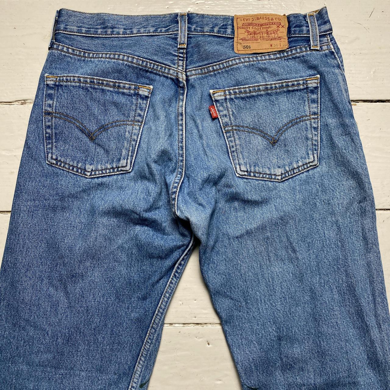 Levis 501 Baggy Vintage Light Blue Jeans