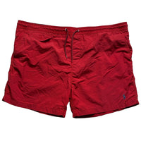 Polo Ralph Lauren Red and Blue Pony Swim Shorts (2XL)