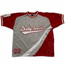 Dirty South Vintage y2k 90’s Red White and Grey Jersey (XL)