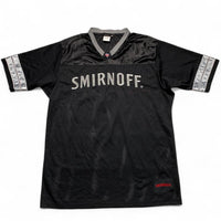 Smirnoff Vintage y2k Black and Grey Jersey (L)