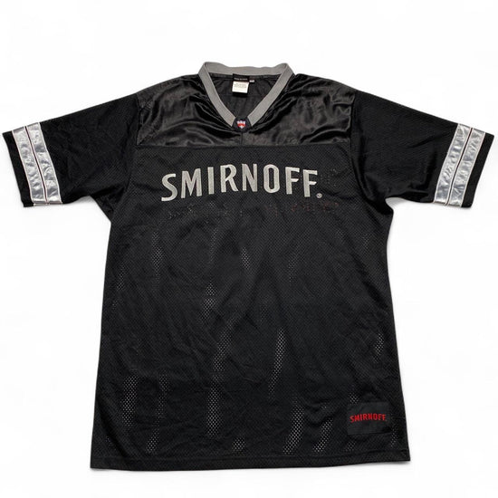 Smirnoff Vintage y2k Black and Grey Jersey (L)