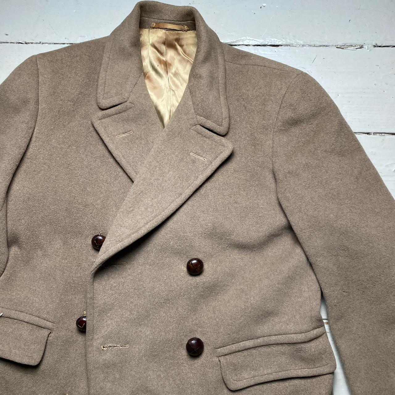 Wool Kingdum Meakers of Piccadilly Vintage Long Duffle Coat