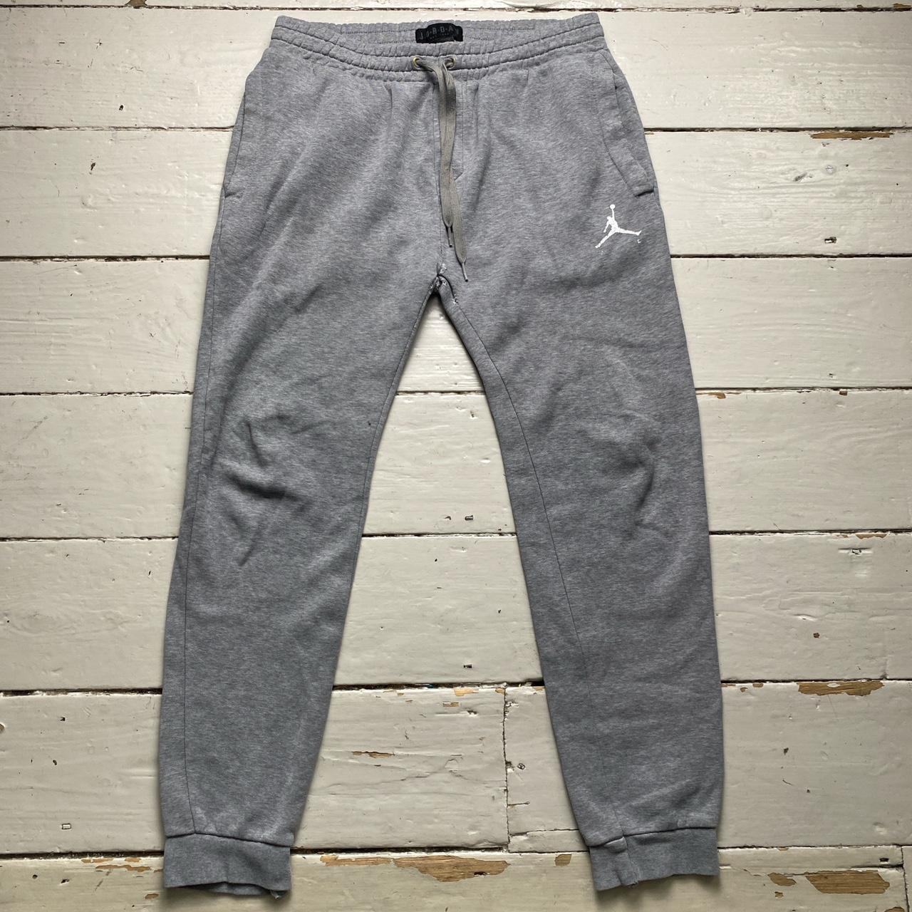 Jordan Grey and White Joggers