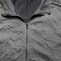 Prada Vintage Grey and Black Zip Jumper (3XL)
