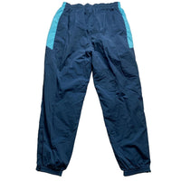 Nike Vintage 90’s Shell Trackpant Baggy Bottoms Blue and Pink (2XL)