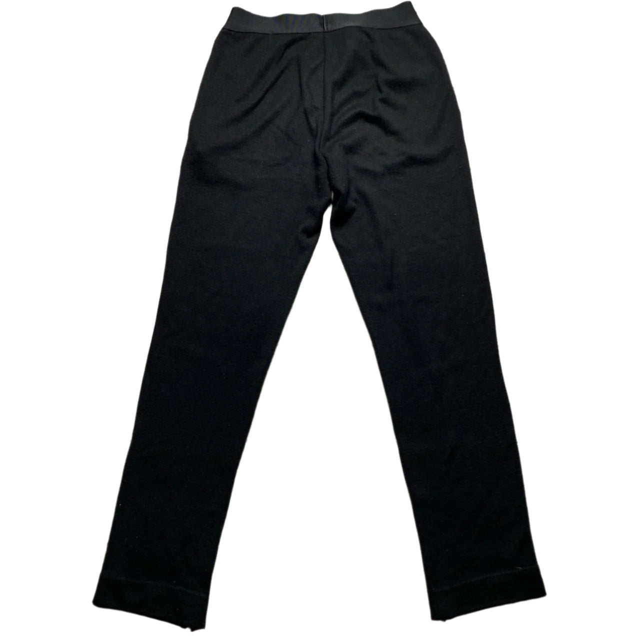 Cole Buxton Wool Black Elasticated Waist Relaxed Trousers (M)
