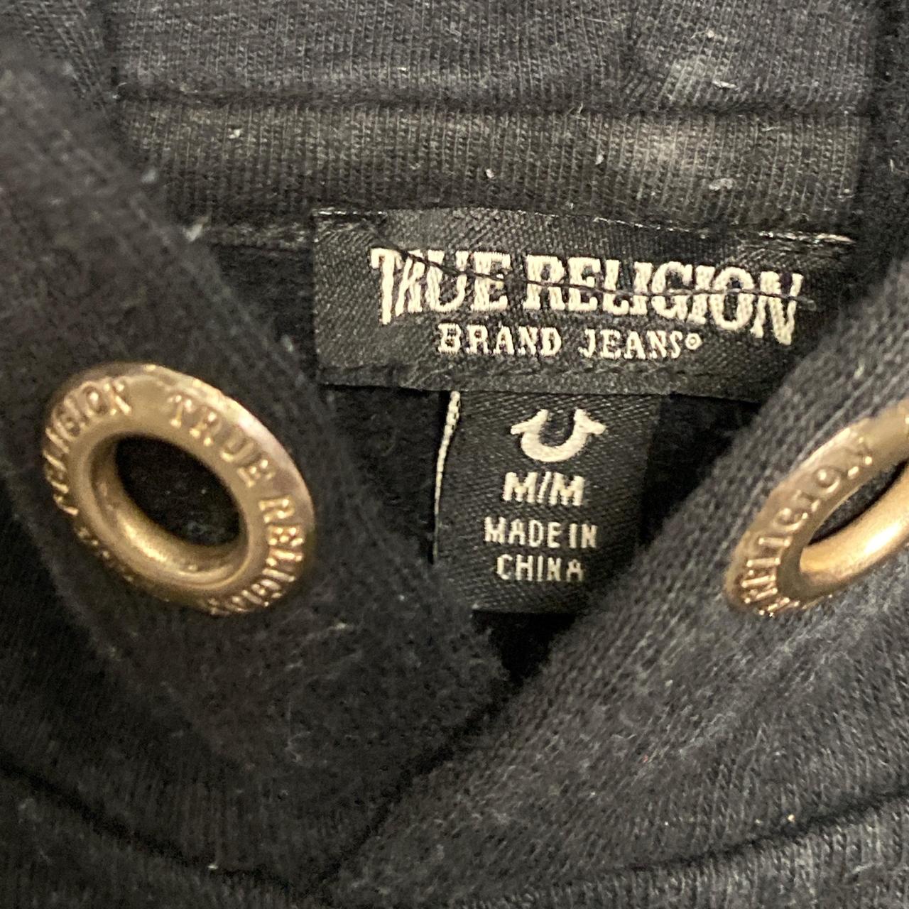True Religion Black and Gold Hoodie