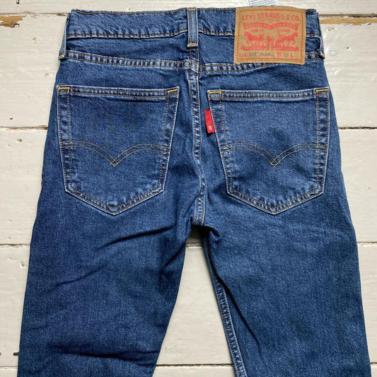 Levis 519 Hi Ball Navy Slim Jeans