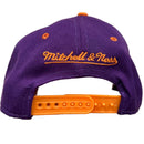 Phoenix Suns Purple and Orange Mitchell and Ness Snapback Cap