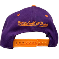 Phoenix Suns Purple and Orange Mitchell and Ness Snapback Cap
