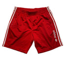 Adidas Red and White Shorts (XL)