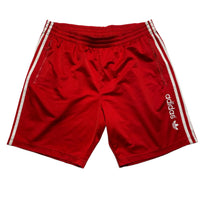 Adidas Red and White Shorts (XL)