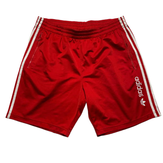 Adidas Red and White Shorts (XL)