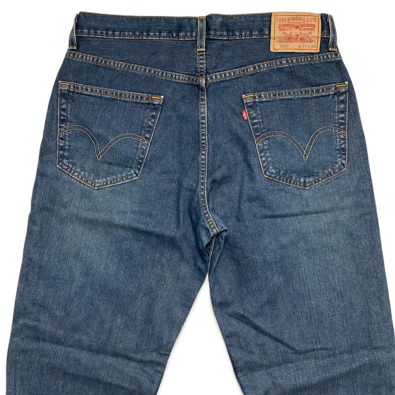Levis 550 Navy Baggy Vintage Jeans (34W)