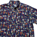 Pierre Balmain Vintage 90’s Golf Repeat Print Short Sleeve Summer Shirt (XL)