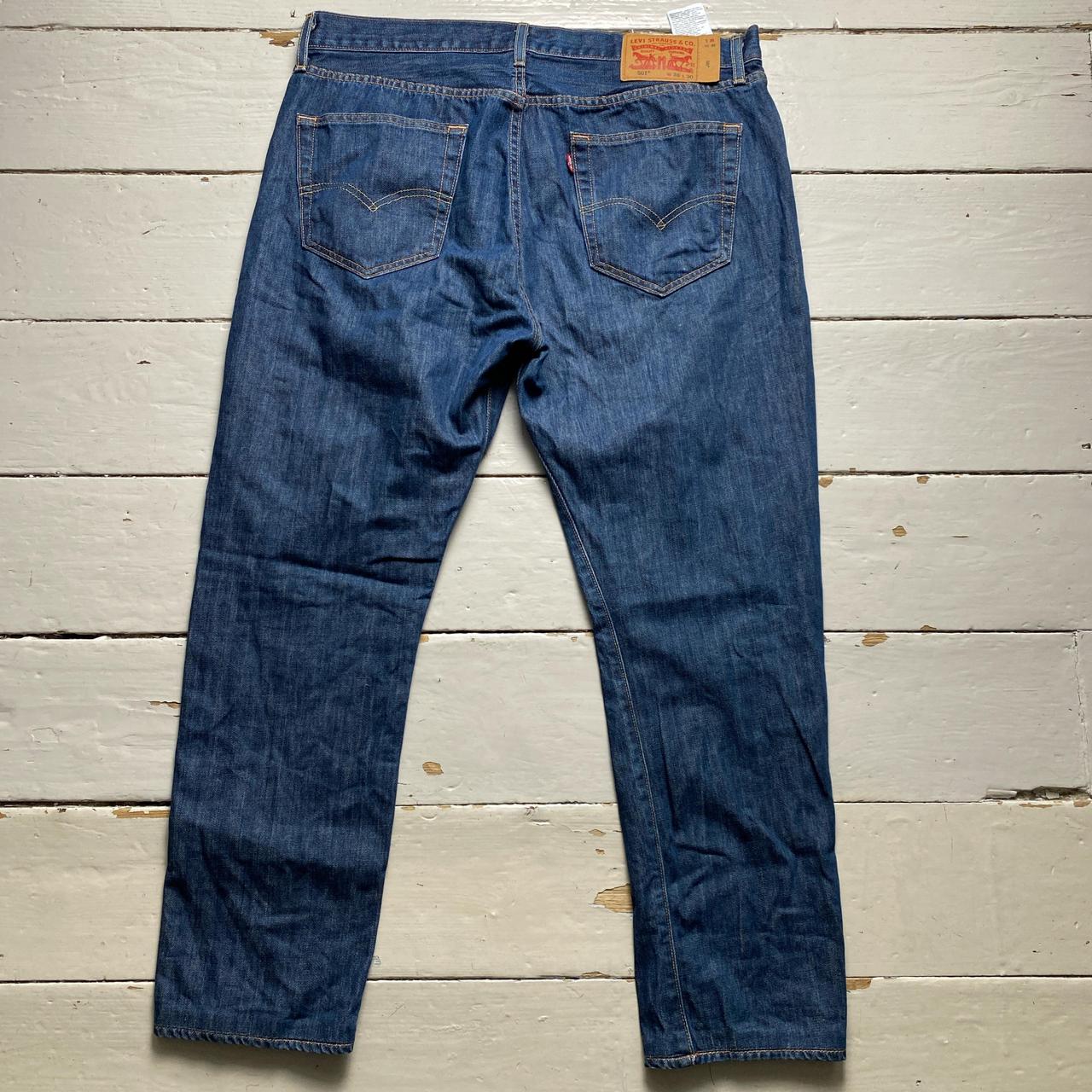 Levis 501 Baggy Navy Jeans