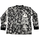 KTZ Black and White Paint Splash Jumper (M)