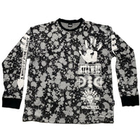 KTZ Black and White Paint Splash Jumper (M)