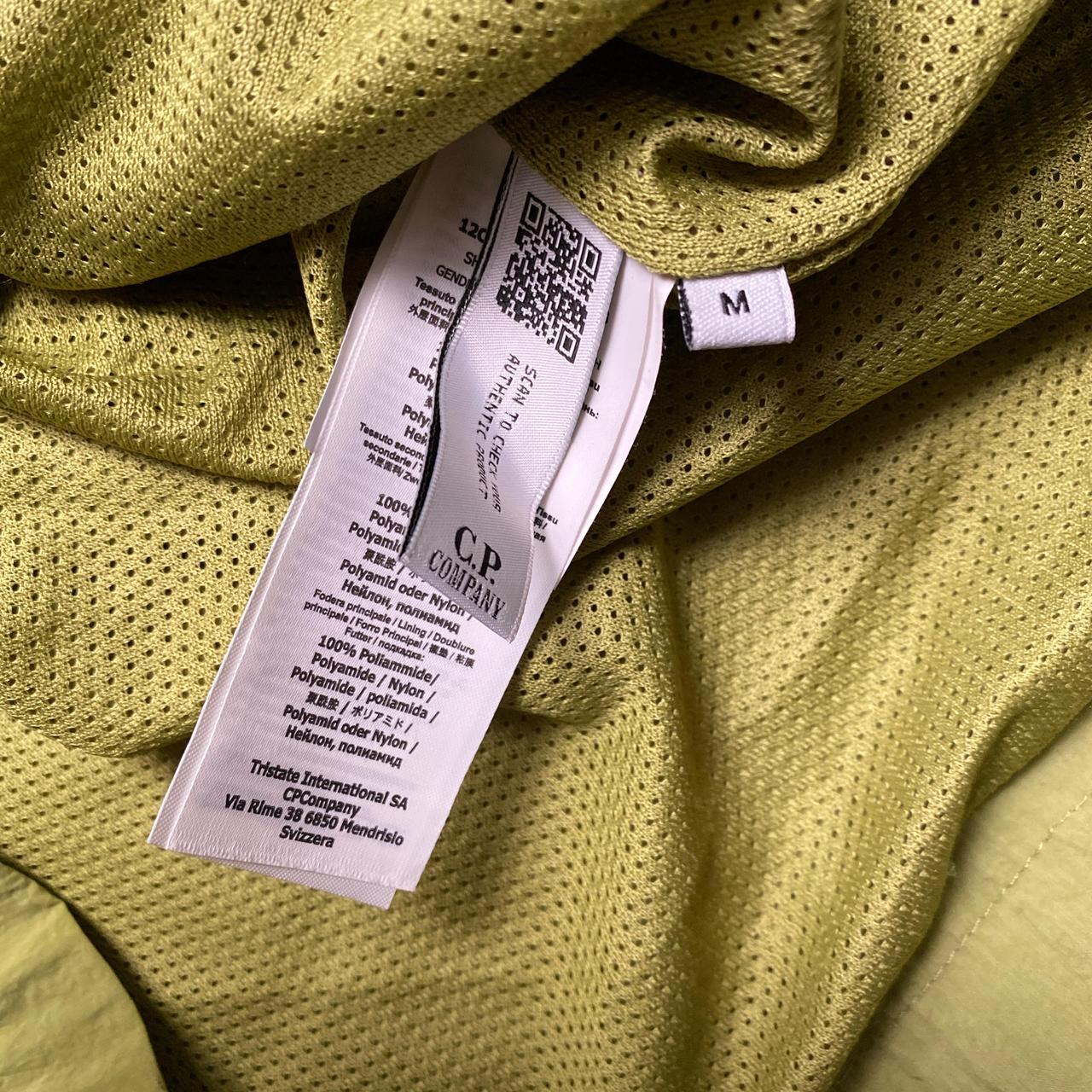 CP Company Light Green Windbreaker Shacket Shirt Jacket (M)